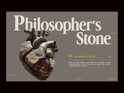 PS #01 editorial futuristic layout midjourney type typo typography web web design