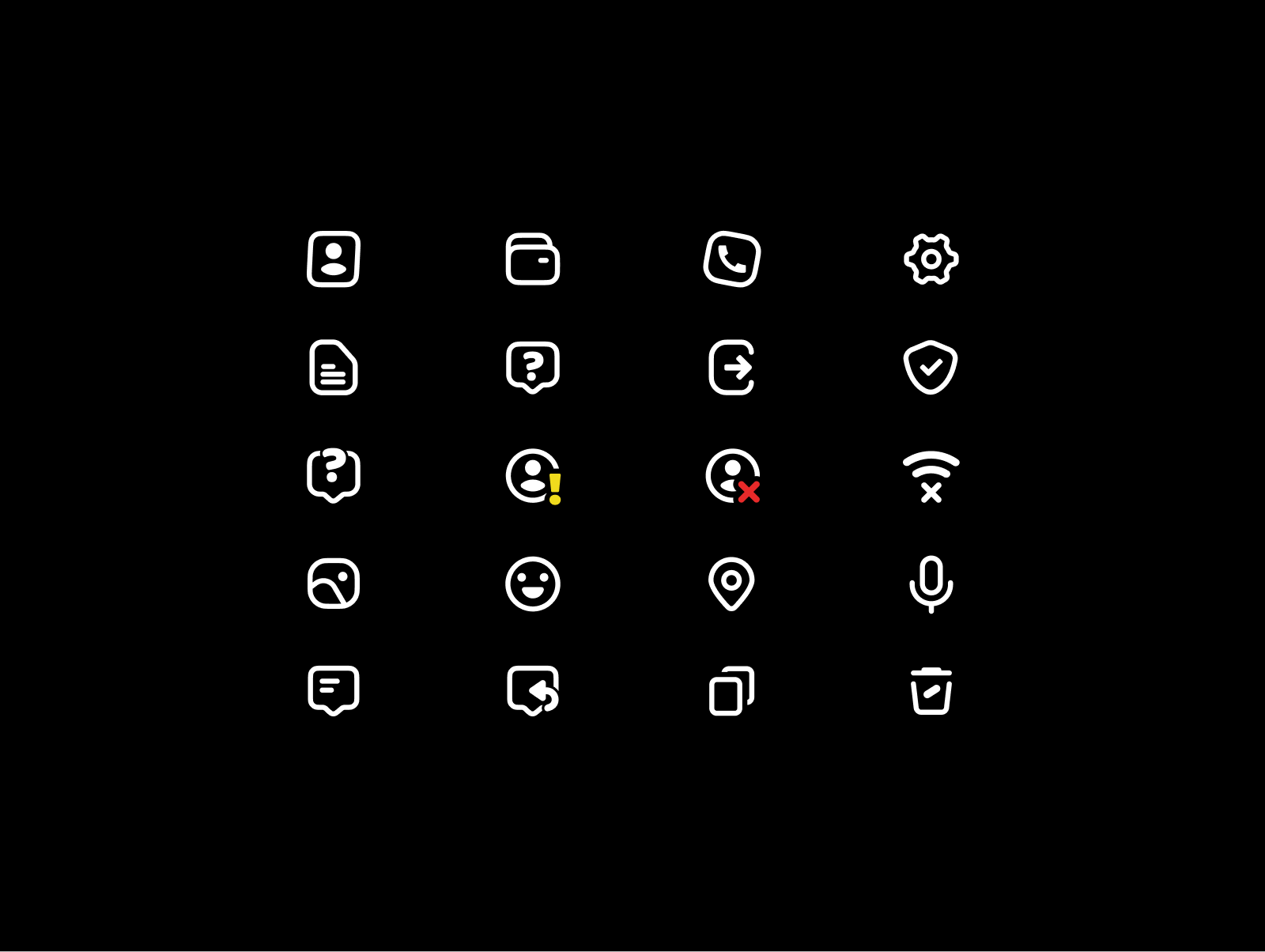 Example of App Icons - Round