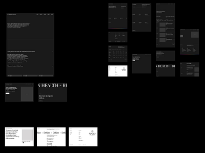 Redesign Health - Wireframing animation wireframes wireframing