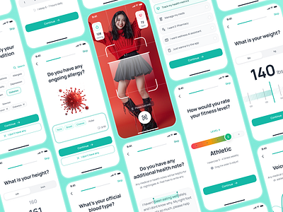 nightingale v2: AI E-Pharmacy & Medical App - Health Assessment ai medical app assessment ui clean digital health app drug prescription app epharmacy app epharmacy mobile app epharmacy ui kit figma ui kit health assessment medical assessment medical ui kit minimal modern pharmacy app ui prescription app smart medical app teal virtual health app