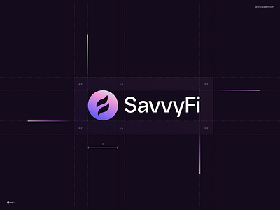 SavvyFi® Modern Fintech Branding & Logo Design bayfi design brand identity digital finance empowerment branding financial app design financial literacy fintech logo gradient logo investment platform logo design minimalist design mobile app branding modern branding purple branding sans serif logo savvyfi® branding startup branding tech branding uiux design youth finance