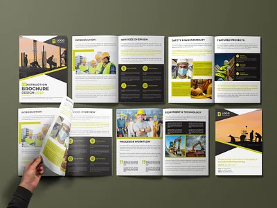 Construction Company Profile/Magazine/Report Design a4 annual architecture booklet branding brochure business business identity catalog company company profile construction flyer leaflet magazine marketing proposal real estate report