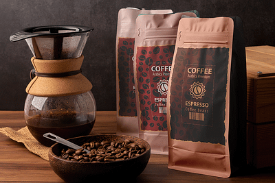 Modern Coffee Packaging Design | Premium Branding for Coffee Bag brand identity branding branding design coffee coffee packaging coffee packaging design coffee pouch design graphic design label design minimal coffee packaging modern coffee packaging design modern packaging design packaging packaging design