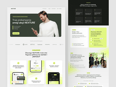 NEXTURE - AI-Powered Crypto Payment Platform Landing Page ai blockchain clean crypto cryptocurrency fintech krypto light mobile mobile app modern neon payments platform ui ux webdesign webflow