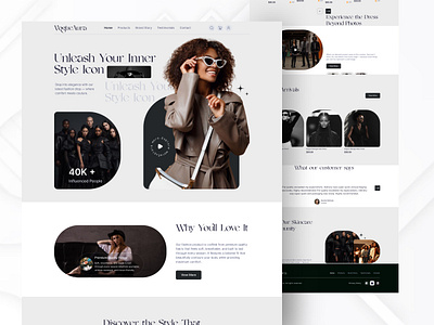 Where Fashion Meets Function 💫 e commerce fashion figma graphic design online shop ui uiux ux web designer wordpress