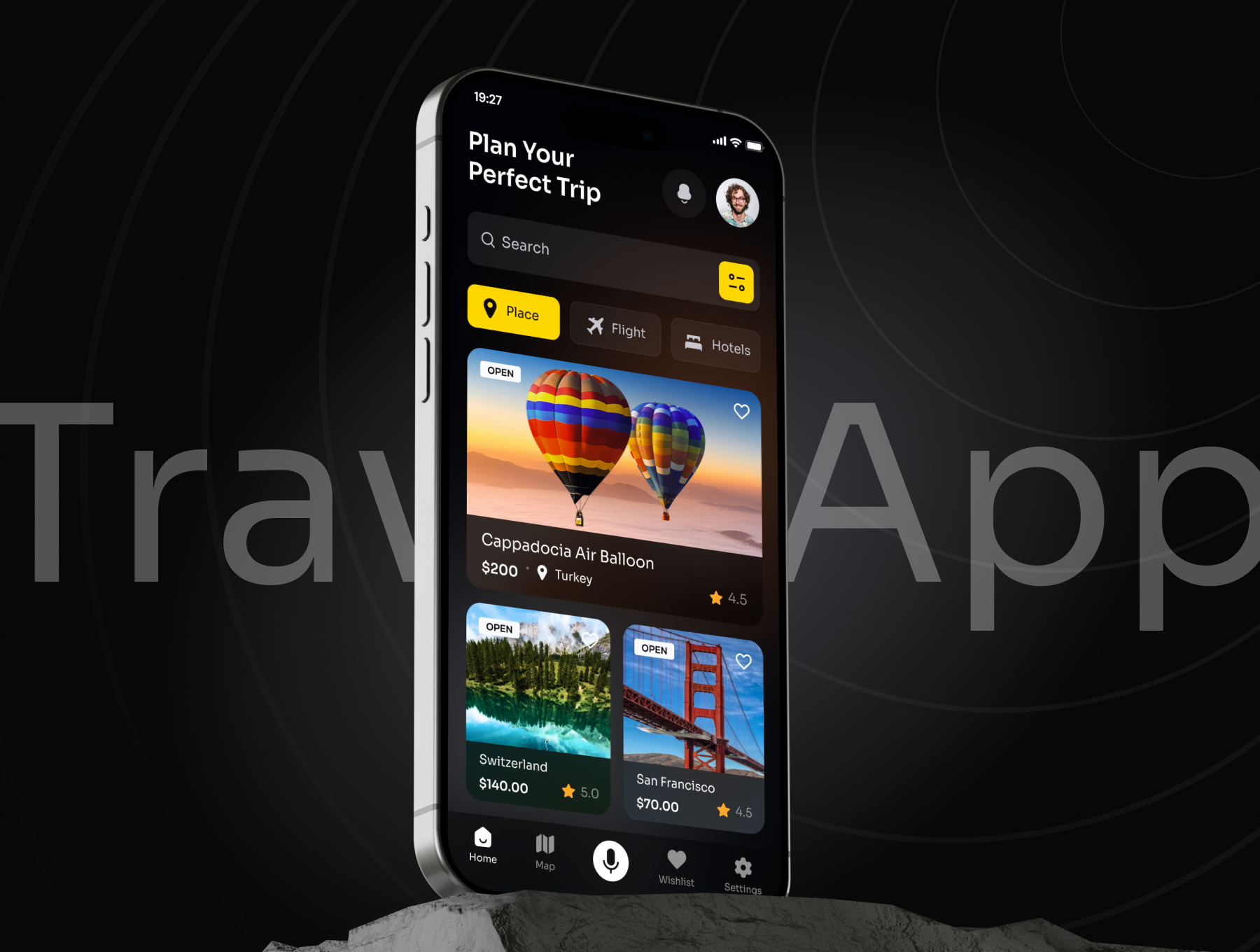 Travela - Travel & Booking App Design app booking app design hotel booking app ios mobile app tour app travel travel app travel app concept travel app design travel booking travel booking app travel ui ui ui design
