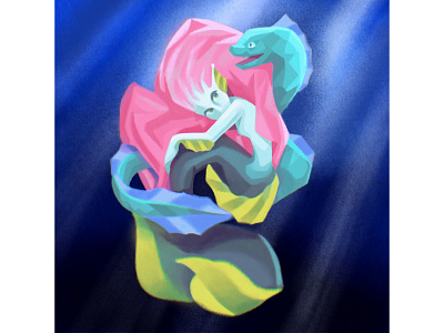 Fantasy Character: Mermaid colorfulcreatures conceptart creaturedesign digitalfantasy dreamlikeart fantasycharacter fantasyillustration fantasyvibes fantasyworlds mermaidart mermaiddesign mythicalcreatures surrealart surrealmermaid symbolicart
