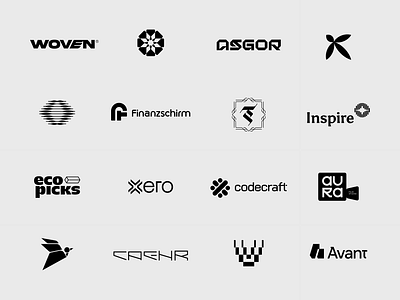 Logo Collection_2025 Vol 1 abstrast branding customlogo lettermark logo logodesign logodesigner logofolio logomark logotype minimalist nextmahamud symbol typography unique