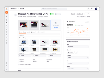 Ecomiq: Product Details and Analytics for SaaS E-commerce analytics e commerce marketplace online shop online store order management product design product details product information saas saas design sales ui ux web app web builder web design web store