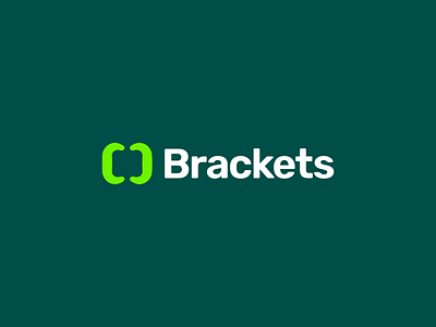 Brackets – Logo Design brackets branding code coding design flat graphic design logo minimal minimalism minimalist saas tech