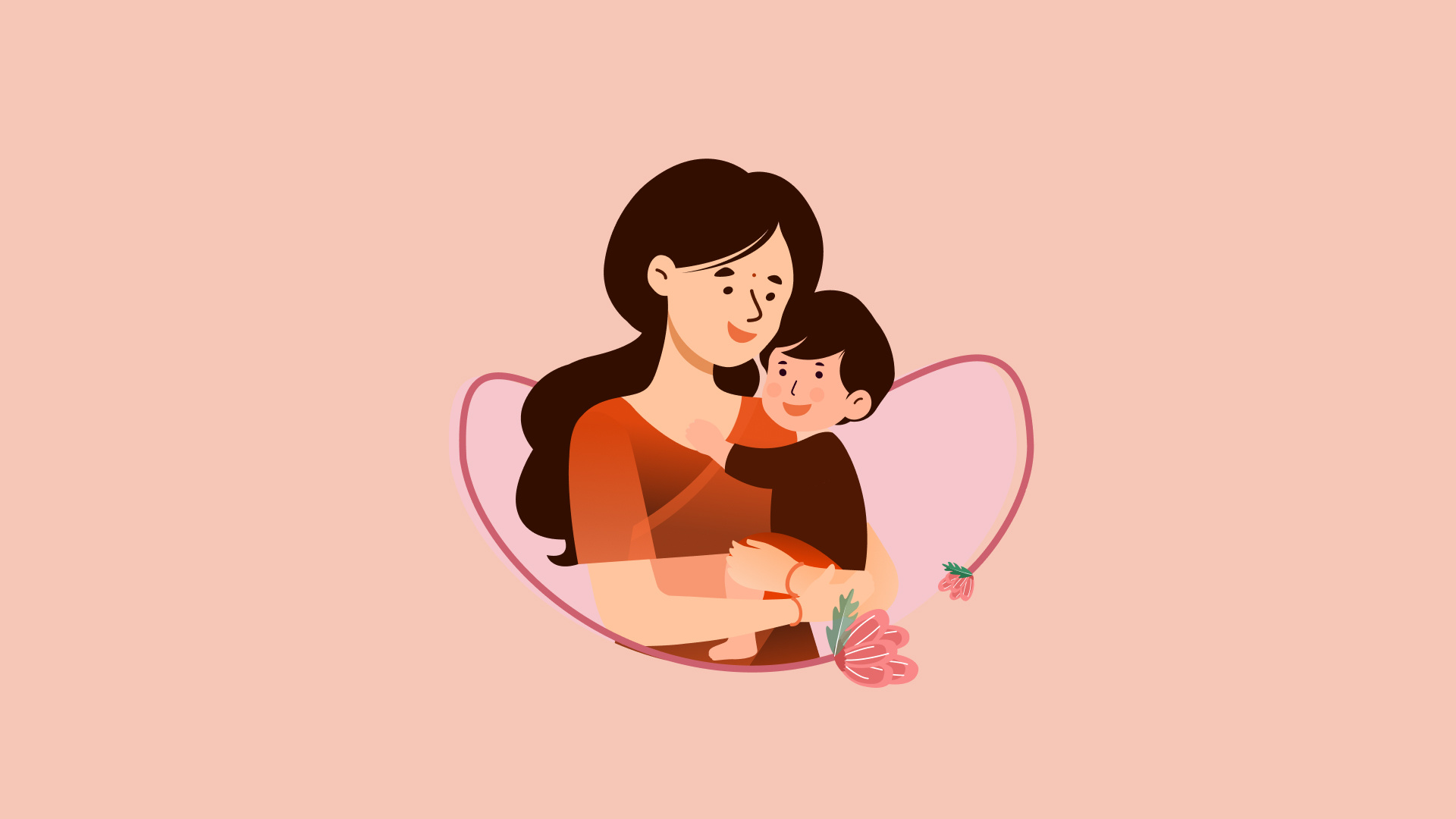 Mother's Day Illustration graphic design illustration design mothers day