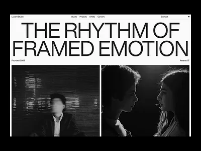 Lucent Studio (UI Animation) 2025 trends 3d animation branding design graphic design grid illustration layout logo motion graphics typo typography ui ui elements uidesign ux video web web design