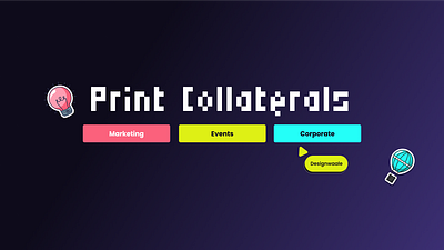 Print collaterals branding design graphic design illustration typography vector