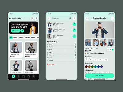Fashion Ecommerce Mobile App Design android appdesign appui appuiux clothing ecommerce ecommerceapp ecommercedesign fashion figma ios minimal mobile mobileapp onlinestore productdesign uiux wireframes