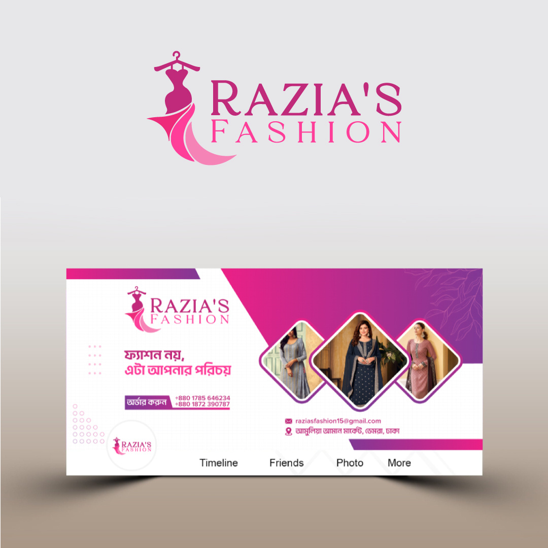 Example of Facebook Cover, Social Media Design