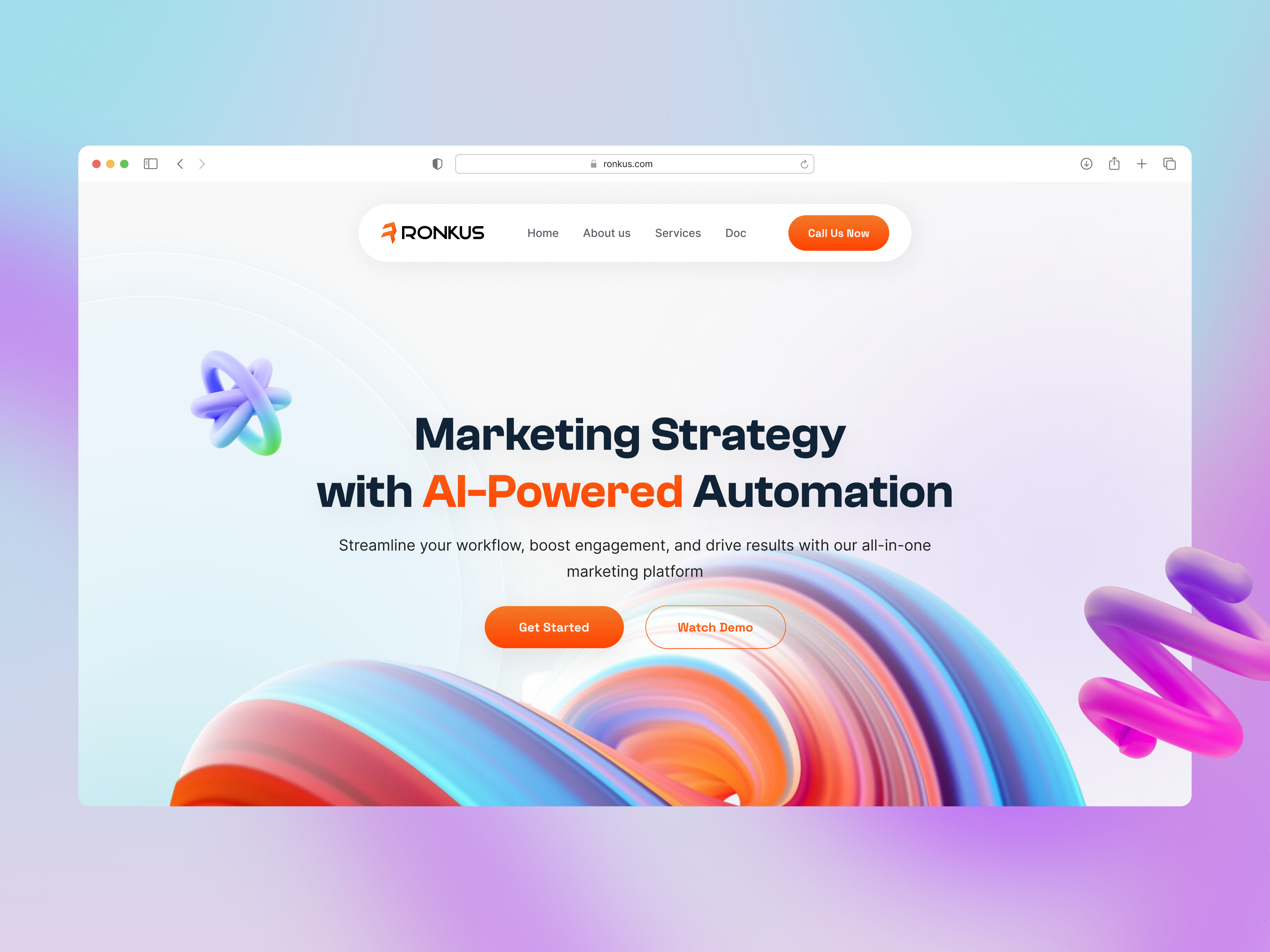 SaaS Landing page app branding design graphic design illustration integration logo marketting minimal saas landing page ui ux vector