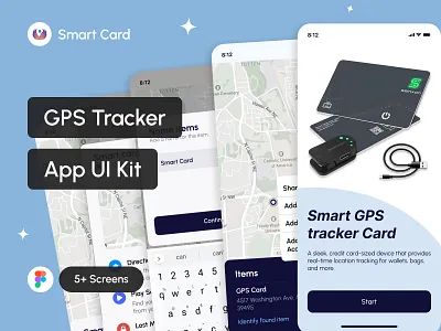 Real-time Tracking App Design app branding creative design graphic design modern ui ux website