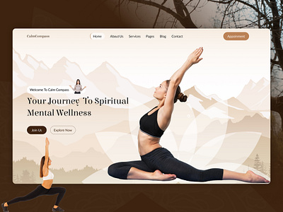 CalmCompass Mental Wellness branding digitaldesign graphic design landing page logo motion graphics responsivewebdesign shopify ui uiuxdesign userexperience uxresearch webdesign webdevelopment webflow wix wordpress wordpressdevelopment wordpressplugins wordpressthemes
