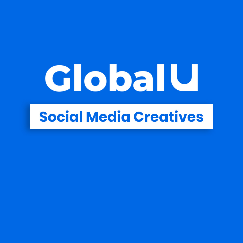 Global U Social media creatives banner branding design education industry graphic design illustration photoshop social social media socialmediaads