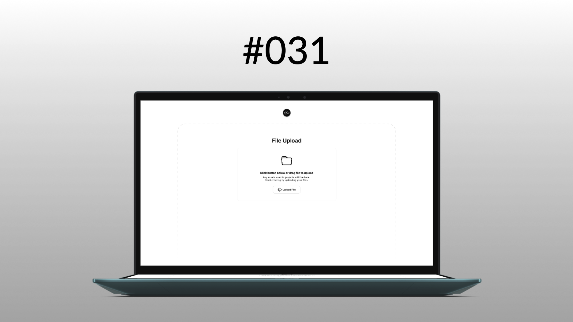 File Upload #DailyUI #031 #KinWebb design file upload file upload daily ui file upload ui frontend homepage kinwebb minimalist ui web design