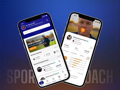 🏋️‍♂️ Sports Coach Booking App app design app showcase app ux booking app cleanui coach coach booking graphic design interfacedesign modern design sports app sports coach sports coach app sports coach ui ux sports tech ui ui ux ui ux design ux