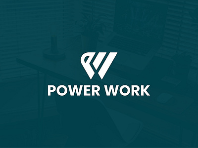 P & W Power Work Lettermark Logo brand brand identity branding business logo corporate branding creative logo design graphic design lettermark logo logo minimal logo modern logo monogram logo power logo productivity branding professional logo startup logo tech logo typography logo w logo