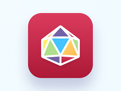 Spindown iOS App Icon app d20 icon ios