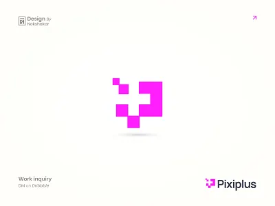 Abstract Letter P and Plus, Pixel Logo best logo branding business logo creative logo cutting edge design digital logo dynamic logo identity letter p logo logo logo mark marca marka modern logo pixel logo plus logo professional logo tech logo