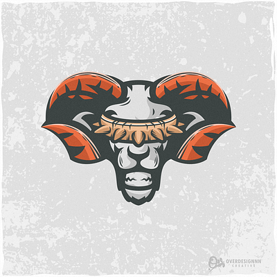 Goat Logo design branding design goat logo graphic design identity illustration logo mark tshirt vector