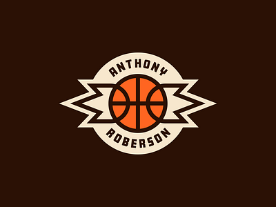 Logo Concept for Basketball Player athlete badge ball basketball branding dunk energy force game logo logomark momentum motion power sports strength