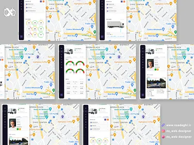 Car Tracking Dashboard car dashboard figmadesign tracking ui uidesign ux webdesign
