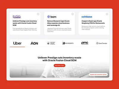 Oracle Website Redesign Concept (Freebie) animation branding clean design figma flat framer free freebie graphic design logo mockup modern oracle template ui ux vector web website