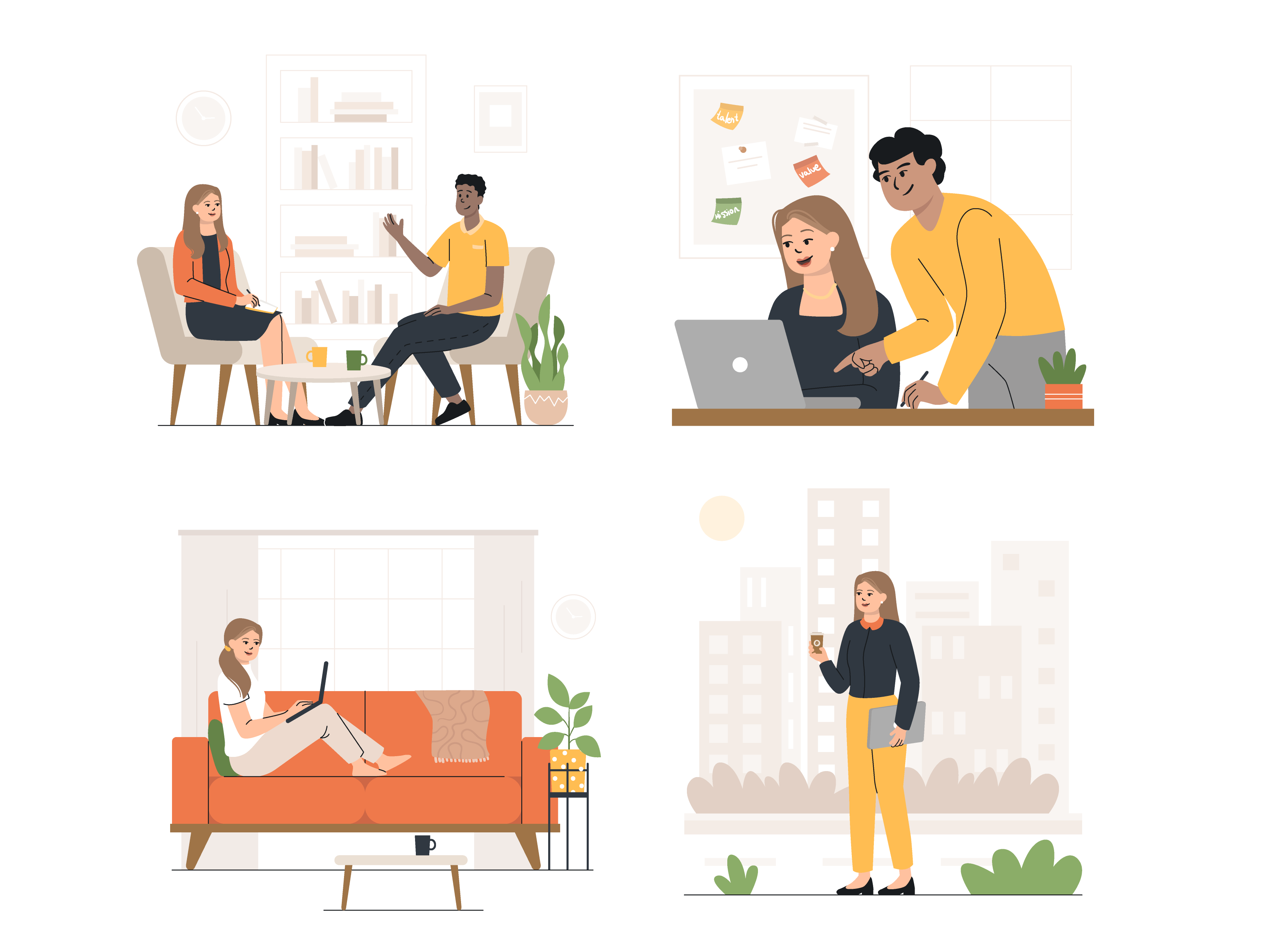 Example of Vector Illustrations For Your Website