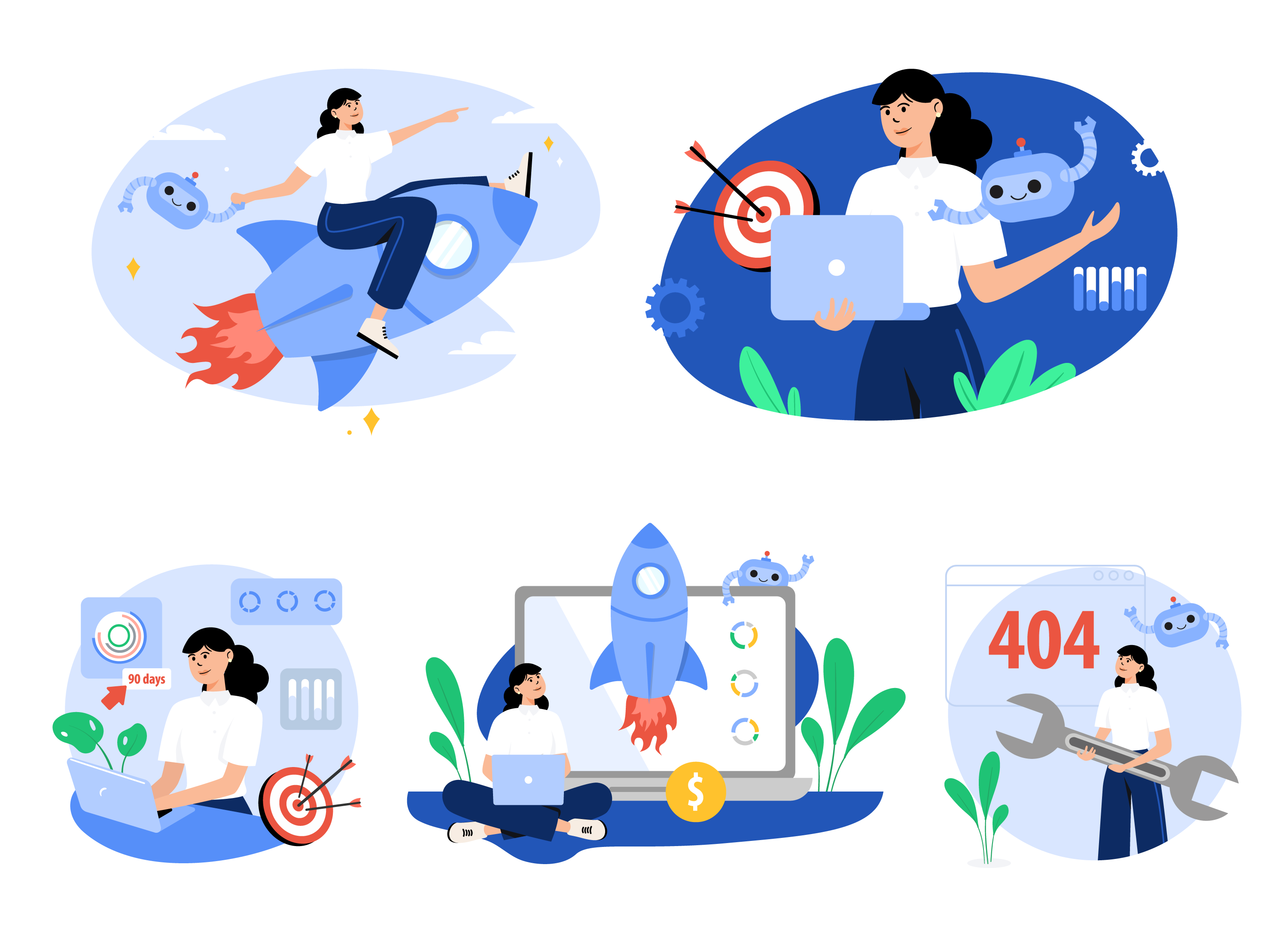 Example of Vector Illustrations For Your Website