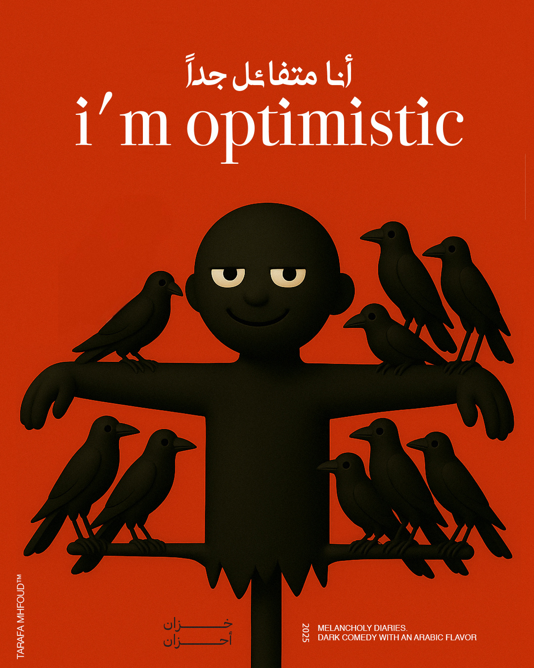 Scarecrow black branding creativedesign crow design graphic design illustration logo ninimal red sad scare tarafa typography ui ux vector