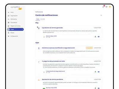 Notification center dashboard notification notification center notifications ui ux
