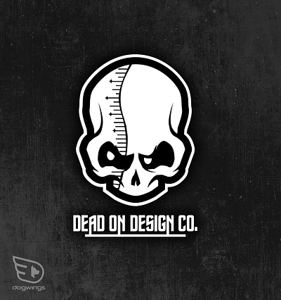 Logo concepts - wood craftsmen accurate chipdavid craftsman dogwings drawing logo skull vector wood working