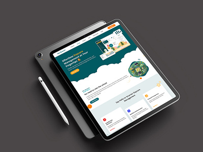 Daycare Management Platform UI design figma graphic design illustration mockup prototyping web