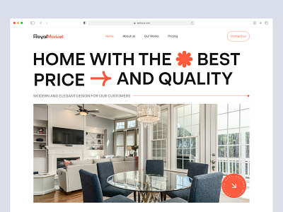 Property Website Design figma freelancer herosection inspiration property ui ux