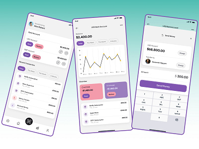 Fintech App Design appui bankingapp cleandesign figmadesign financeapp financeui fintech app mobileappdesign mobilebanking modernui uidesigndaily uiuxdesign ux design