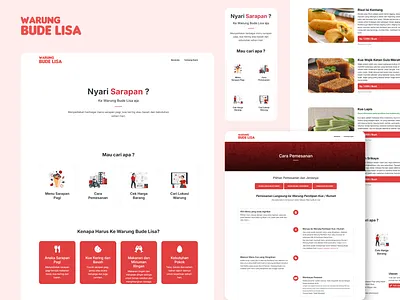 Warung Bude Lisa - Landing Page Restaurant bootstrap landing page