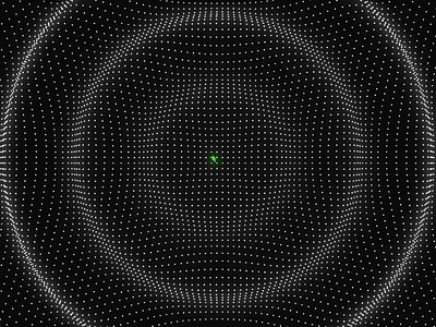 Wavy Dots Grid – Three.js Point Cloud Interaction 3d code cursor dots fluid grid interaction interaction design javascript js liquid mouse pattern ripple texture three.js threejs ui user interface water