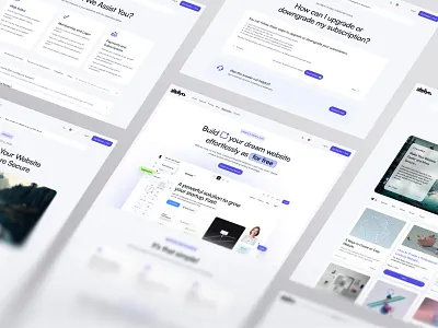 Siteliyo | No-Code Web Editor Design Overview blog clean design editor framer help center hero section landing page modern design no code saas design siteliyo sleek design ui ui design uiux ux ux design webflow website builder website editor