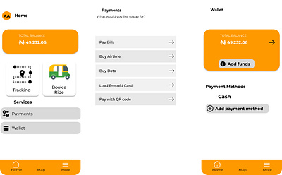 Ride Booking App branding ui