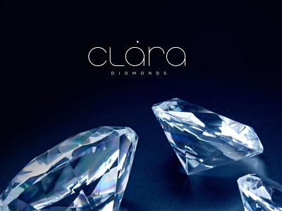 Minimalist Line Logo Design – Clara Diamonds branding graphic design logo