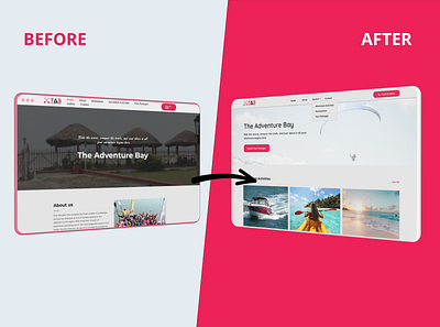 [Freelance] Redesigning Tourism Website - UI/UX Project casestudy client design figma freelanceproject portfolio redesign showcase tourism ui userexperience ux