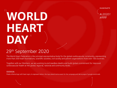 World Heart Day Campaign Design design graphic design