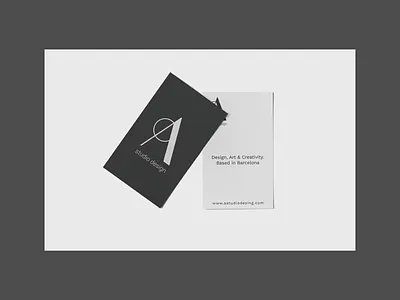 Minimalist Logo Design for a Modern Creative Brand a logo brand brand identity branding business card design. creative studio custom logo graphic design identity design logo logo concept logo design minimal brand minimal logo modern logo simple logo studio branding vertical business card visual identity