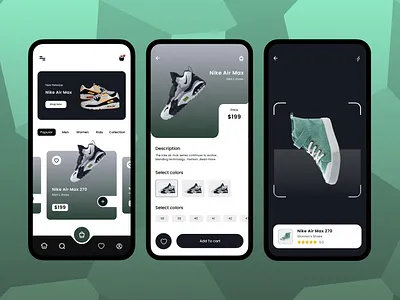 SneakCart – Minimal Sneaker eCommerce App UI branding ecommerce figma mobile app design shop ui uiux user interface website