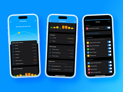Solar- Sun Tracker & UV Forecast iOS App app art graphic design icon ios